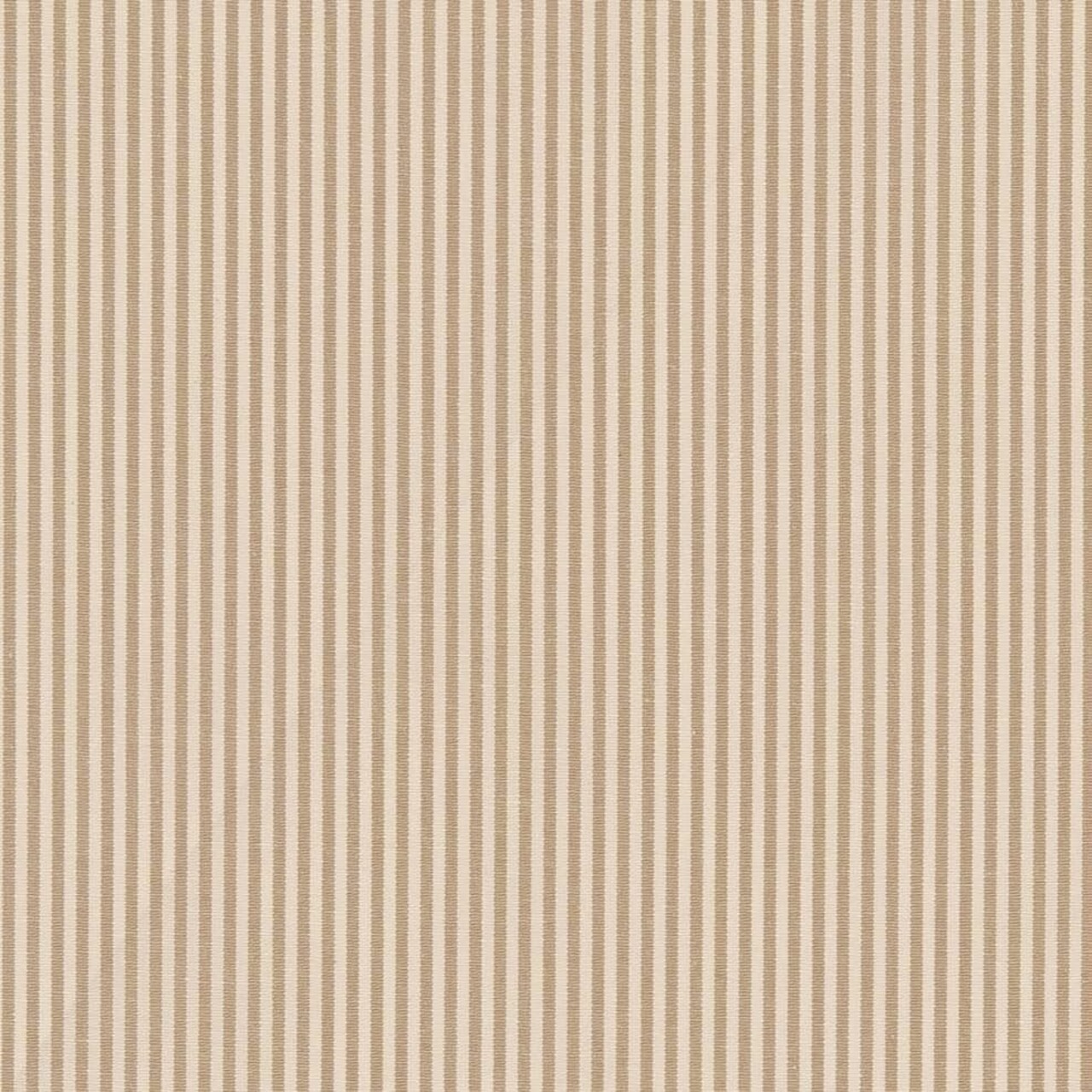 Natural Brown Small Scale Stripe Woven Pattern Upholstery Fabric by The Yard - SKU: Mckinley Coffee
